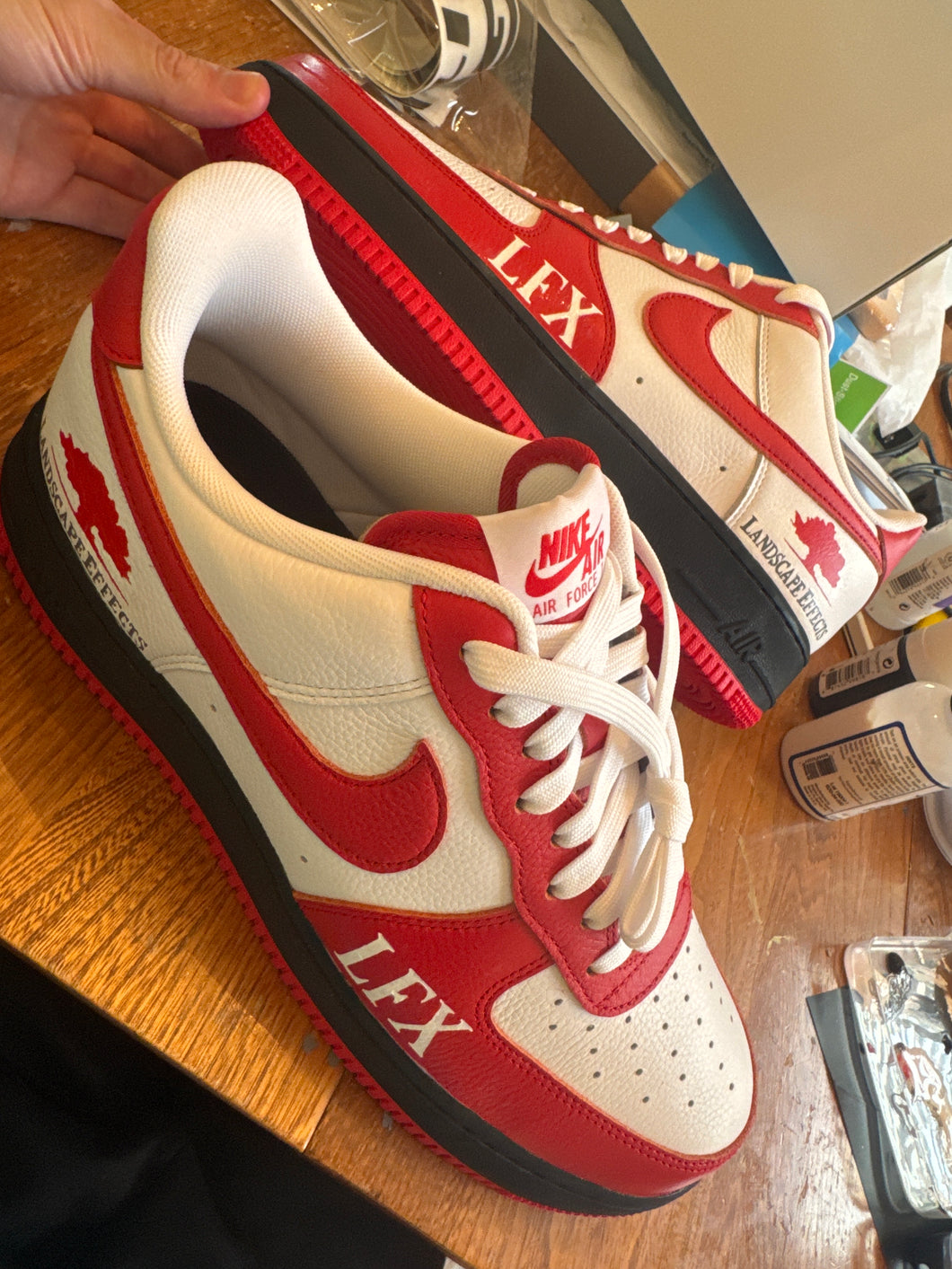 Custom Shoe Painted Logos - 1 Pair